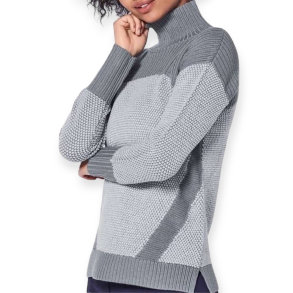 Lululemon Warm & Restore Sweater Wool Magnet Grey Starlight 8